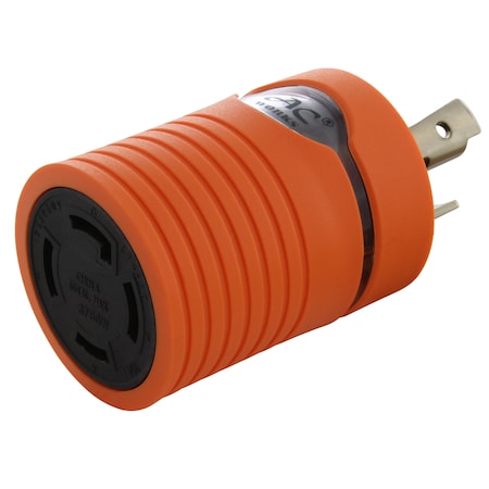 Ac Works Plug Adapter, L14-30R, L5-30P, L14-30P, L5-30P, 0 ft., Orange ADL530L1430